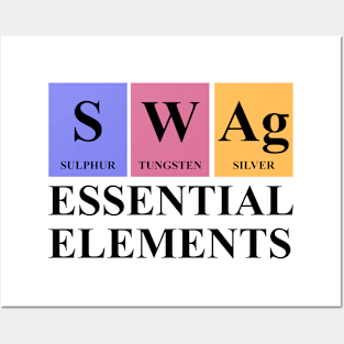 Swag Essential Elements Chemistry Periodic Table Posters and Art